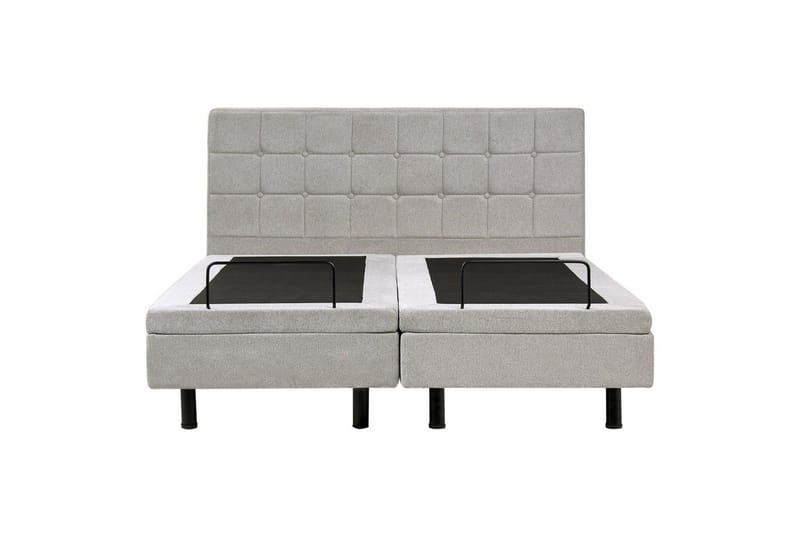 Justerbar seng Duke - Grå, sort, 160x200 cm - Møbler - Senge - Komplet sengepakke