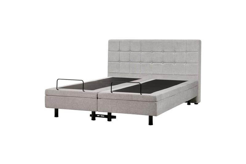 Justerbar seng Duke - Grå, sort, 160x200 cm - Møbler - Senge - Sengeramme & sengestel