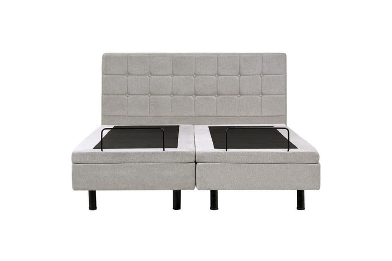Justerbar seng Duke - Grå, sort, 160x200 cm - Møbler - Senge - Sengeramme & sengestel
