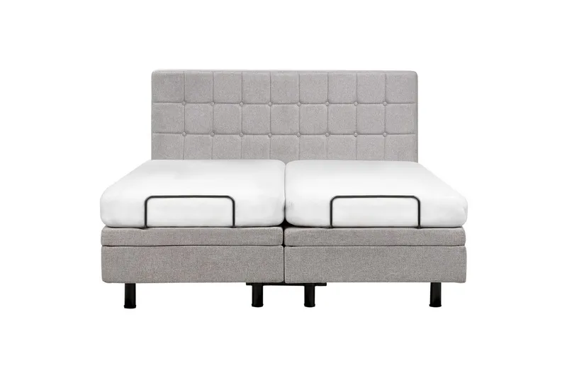 Justerbar seng Duke - Grå, sort, 180x200 cm - Møbler - Senge - Enkeltsenge