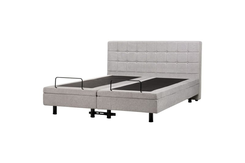 Justerbar seng Duke - Grå, sort, 180x200 cm - Møbler - Senge - Sengeramme & sengestel