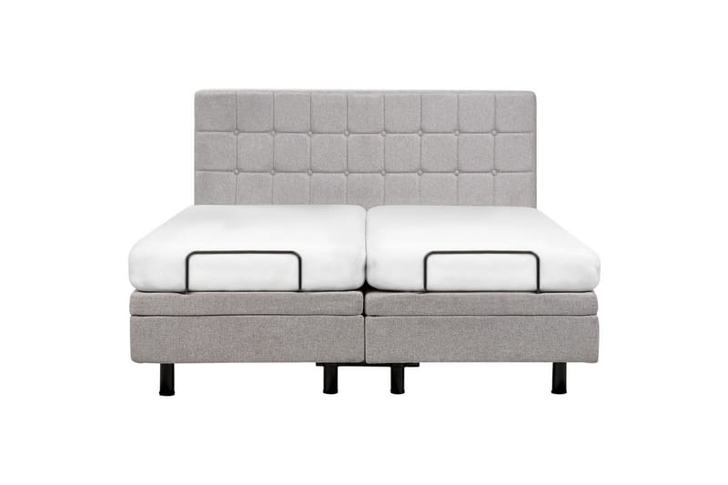 Justerbar seng Duke - Grå, sort, 180x200 cm - Møbler - Senge - Sengeramme & sengestel