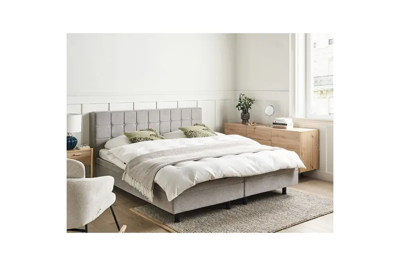 Justerbar seng Duke - Grå, sort, 180x200 cm - Møbler - Senge - Enkeltsenge