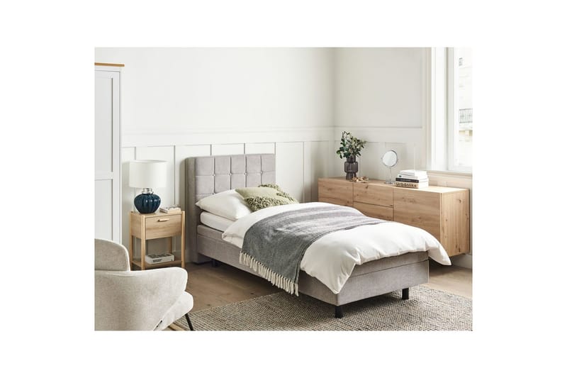 Justerbar seng Duke - Grå, sort, 80x200 cm - Møbler - Senge - Enkeltsenge