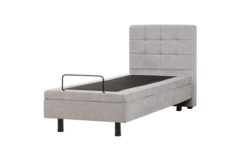 Justerbar seng Duke - Grå, sort, 80x200 cm - Møbler - Senge - Enkeltsenge