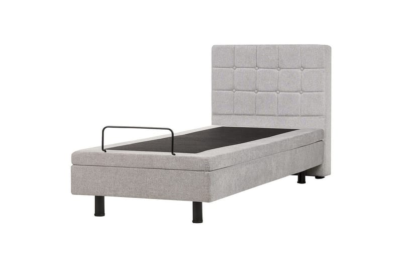 Justerbar seng Duke - Grå, sort, 90x200 cm - Møbler - Senge - Komplet sengepakke
