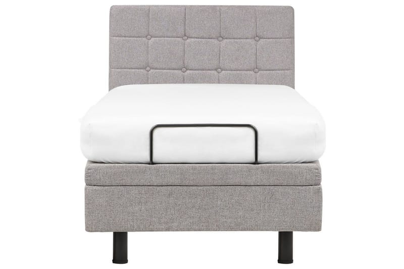 Justerbar seng Duke - Grå, sort, 90x200 cm - Møbler - Senge - Komplet sengepakke