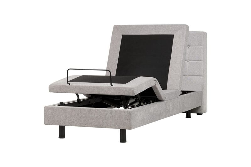Justerbar seng Duke - Grå, sort, 90x200 cm - Møbler - Senge - Komplet sengepakke