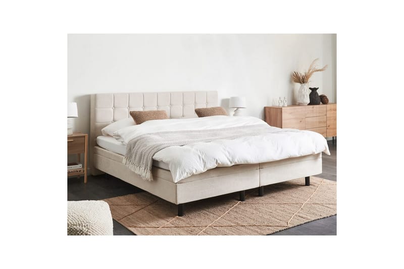 Justerbar seng Duke - Lys beige, 180x200 cm - Møbler - Senge - Sengeramme & sengestel
