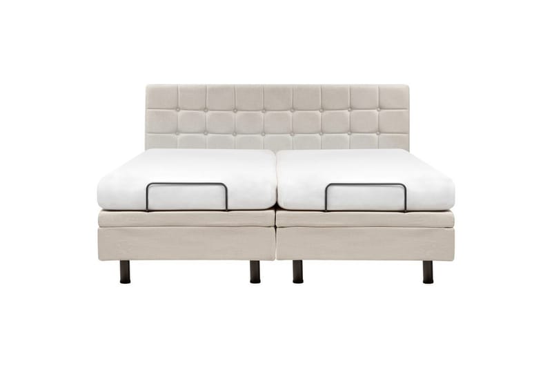 Justerbar seng Duke - Lys beige, 180x200 cm - Møbler - Senge - Sengeramme & sengestel