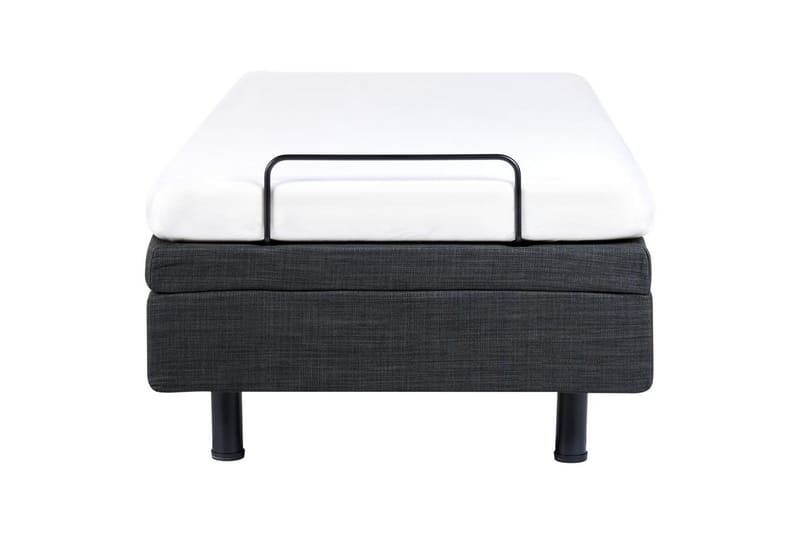 Justerbar seng uden hovedgærde Duke - Grå, sort, 90x200 cm - Møbler - Senge - Sengeramme & sengestel