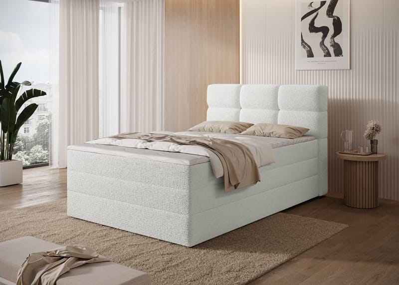 Kasped sengepakke kontinentalseng med opbevaring 120x200 cm - Royal 01 - Møbler - Senge - Enkeltsenge