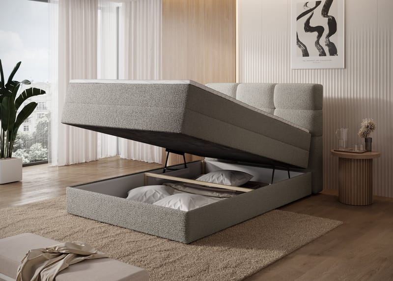 Kasped sengepakke kontinentalseng med opbevaring 120x200 cm - Royal 20 - Møbler - Senge - Kontinentalsenge