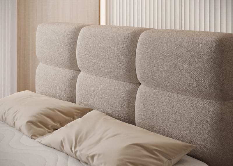 Kasped sengepakke kontinentalseng med opbevaring 120x200 cm - Paolli 18 - Møbler - Senge - Enkeltsenge