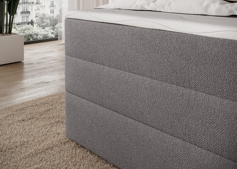 Kasped sengepakke kontinentalseng med opbevaring 140x200 cm - Paolli 04 - Møbler - Senge - Enkeltsenge