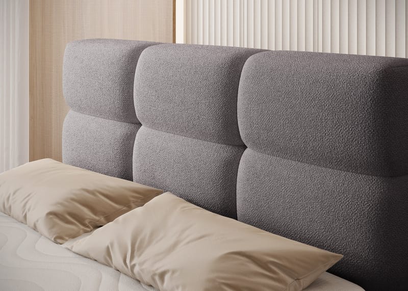 Kasped sengepakke kontinentalseng med opbevaring 140x200 cm - Paolli 04 - Møbler - Senge - Enkeltsenge