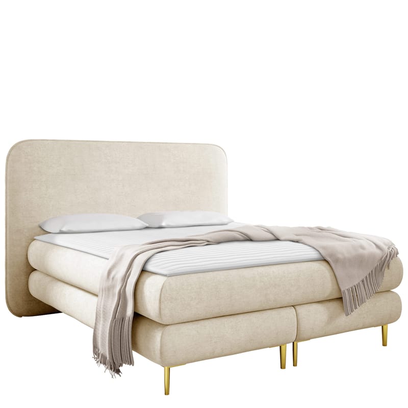 Komplet kontinentalseng AMARETTO Nazar 225.01 180x200 cm, lys beige