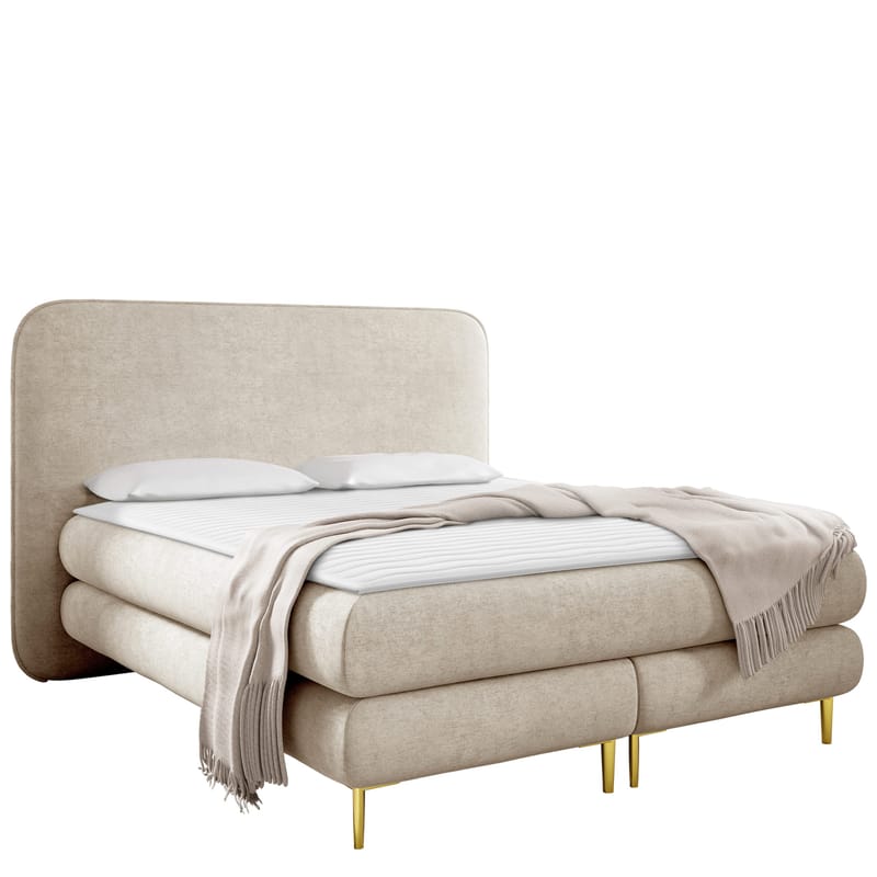 Komplet kontinentalseng AMARETTO Nazar 225.02 160x200 cm, beige