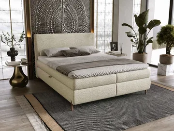 Komplet kontinentalseng EVIA Adventure 06 160x200 cm - beige - Møbler - Senge - Komplet sengepakke