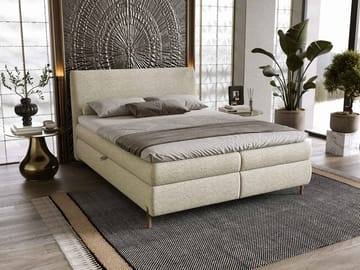 Komplet kontinentalseng EVIA Adventure 06 180x200 cm - beige - Møbler - Senge - Komplet sengepakke