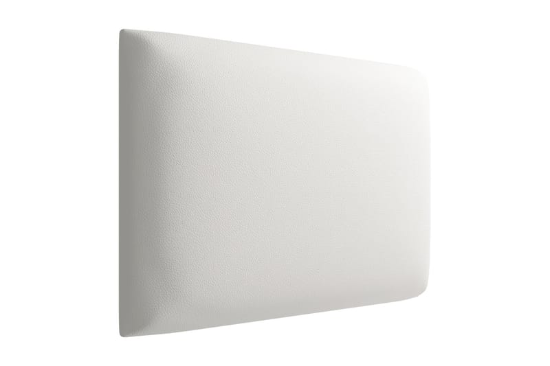 Adeliza Kontinentalseng 90x200 cm+Panel 40 cm - Hvid - Komplet sengepakke