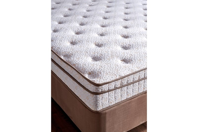 Adilen Kontinentalseng 150x200 cm - Lysebrun - Møbler - Senge - Elevationsseng