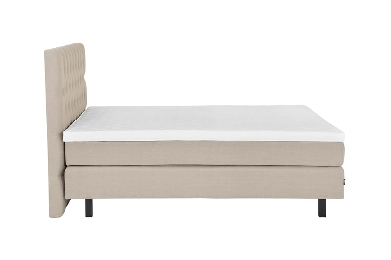 Bed Deluxe Komplet Sengepakke 180x200 cm - Beige - Møbler - Senge - Komplet sengepakke