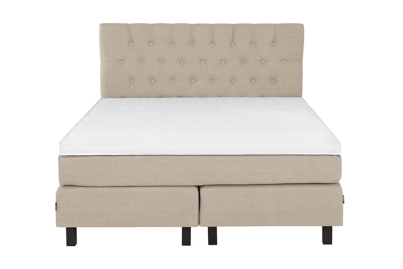 Bed Deluxe Komplet Sengepakke 180x200 cm - Beige - Møbler - Senge - Komplet sengepakke