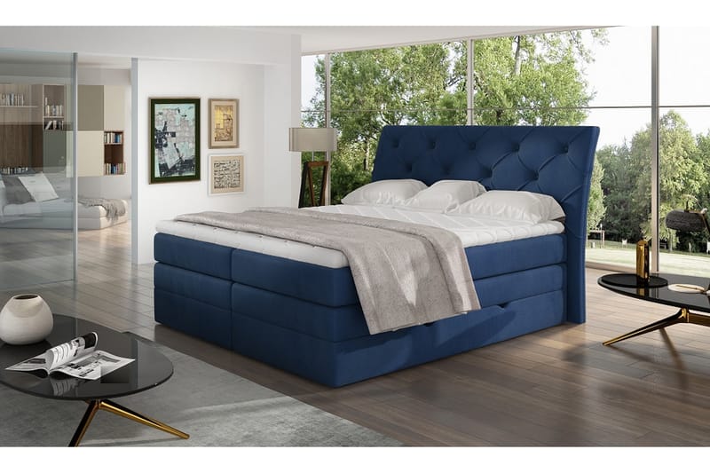 Bellamir Sengepakke 140x200 cm - Blå - Komplet sengepakke