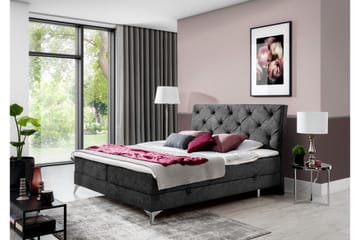 Comine Sengepakke 140x200 cm - Grå - Møbler - Senge - Komplet sengepakke