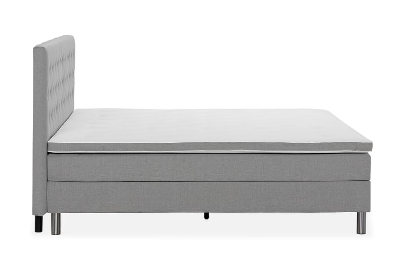 Ella Familieseng 240x210  cm - (+Flere valg) Lysegrå - Møbler - Senge - Kontinentalsenge