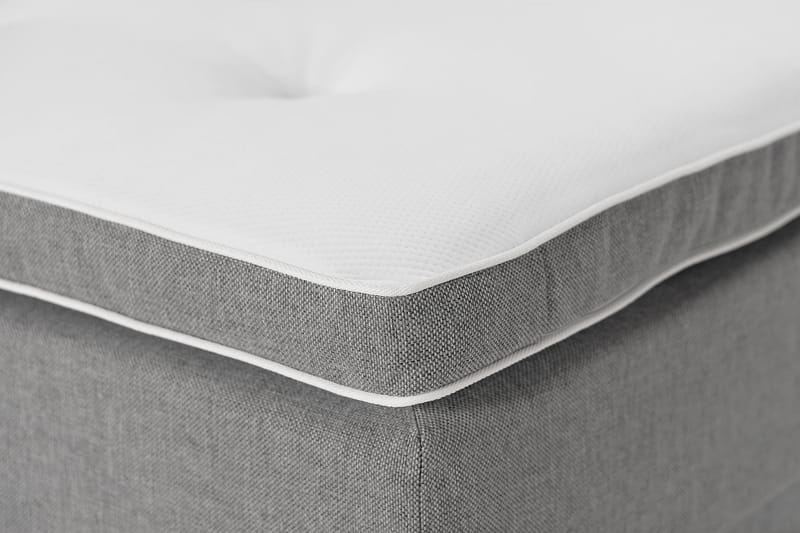 Ella Familieseng 240x210  cm - (+Flere valg) Lysegrå - Møbler - Senge - Kontinentalsenge