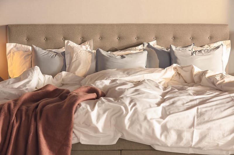 Ella Familieseng 240x210  cm - (+Flere valg) Muldvarp - Møbler - Senge - Kontinentalsenge