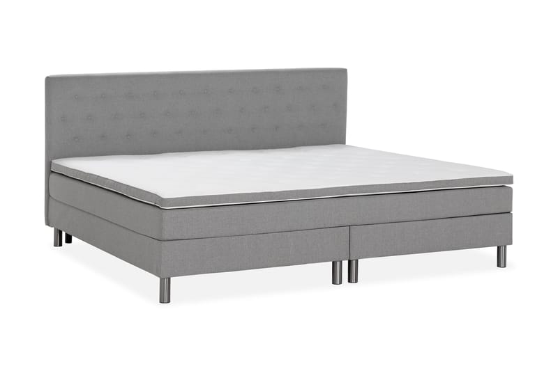 Ella Familieseng Sengepakke 240x200  cm - (+Flere valg) Lysegrå - Møbler - Senge - Kontinentalsenge