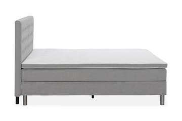 Ella Familieseng Sengepakke 240x210  cm - (+Flere valg) Lysegrå - Møbler - Senge - Komplet sengepakke