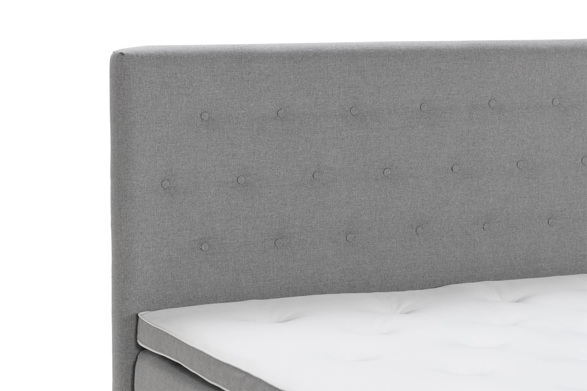 Ella Familieseng Sengepakke 240x210  cm - (+Flere valg) Lysegrå - Møbler - Senge - Komplet sengepakke
