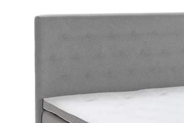 Ella Familieseng Sengepakke 240x210  cm - (+Flere valg) Lysegrå - Møbler - Senge - Komplet sengepakke