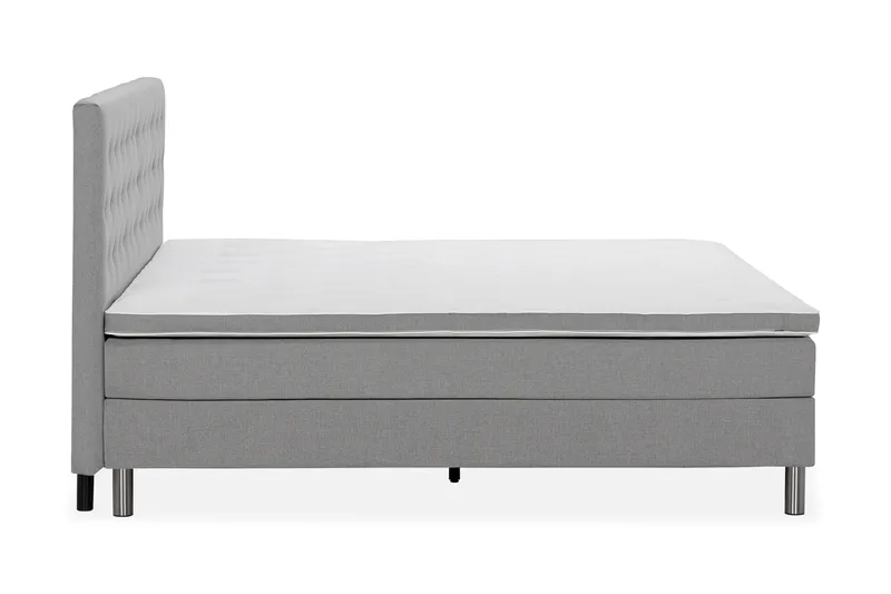 Ella Familieseng Sengepakke 240x210  cm - (+Flere valg) Lysegrå - Møbler - Senge - Kontinentalsenge
