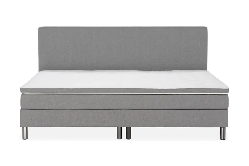 Ella Familieseng Sengepakke 240x210  cm - (+Flere valg) Lysegrå - Møbler - Senge - Kontinentalsenge