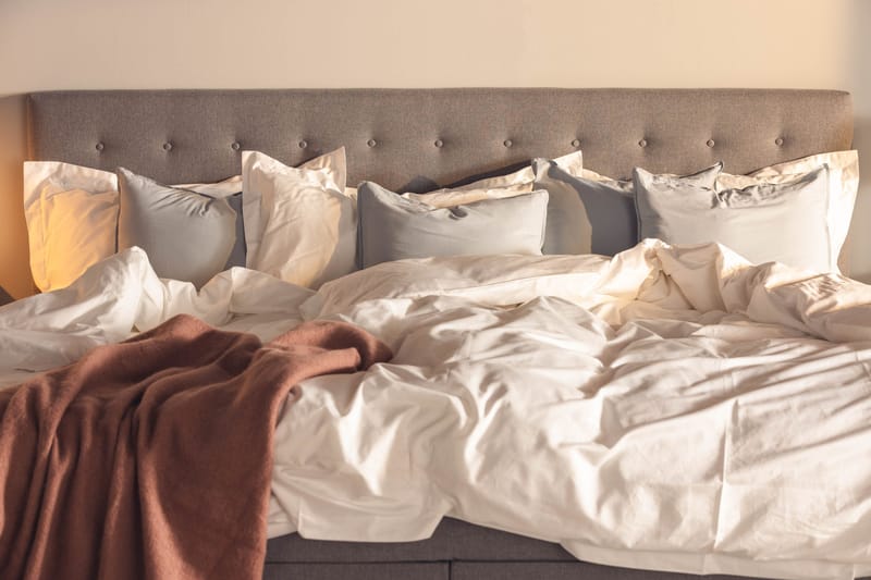 Ella Familieseng Sengepakke 240x210  cm - (+Flere valg) Lysegrå - Møbler - Senge - Kontinentalsenge