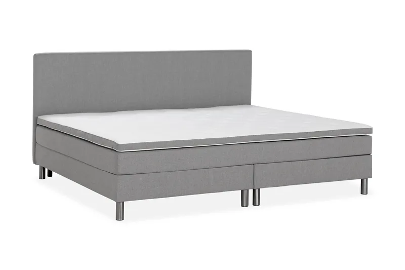 Ella Familieseng Sengepakke 240x210  cm - (+Flere valg) Lysegrå - Møbler - Senge - Kontinentalsenge
