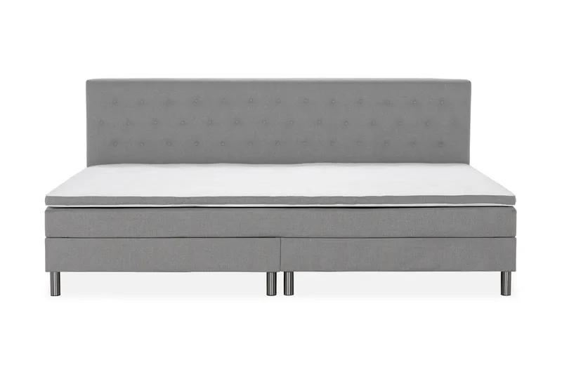 Ella Familieseng Sengepakke 280x200  cm - (+Flere valg) Lysegrå - Møbler - Senge - Kontinentalsenge