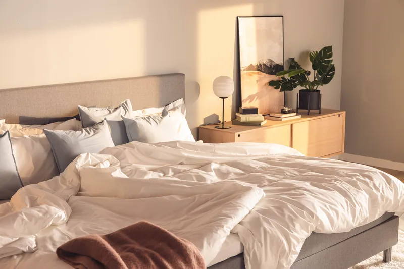 Ella Familieseng Sengepakke 280x200  cm - (+Flere valg) Lysegrå - Møbler - Senge - Kontinentalsenge