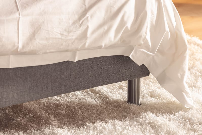 Ella Familieseng Sengepakke 280x200  cm - (+Flere valg) Lysegrå - Møbler - Senge - Komplet sengepakke