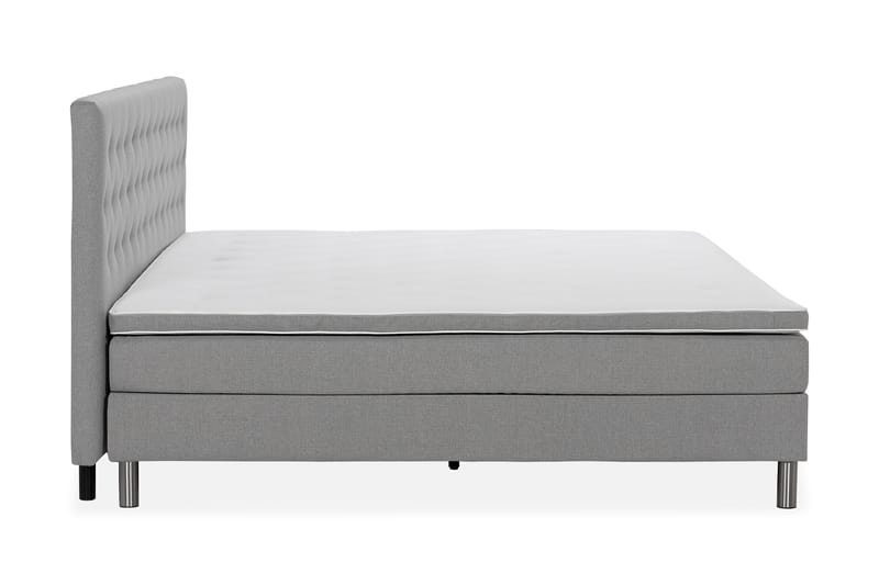 Ella Familieseng Sengepakke 280x200  cm - (+Flere valg) Lysegrå - Møbler - Senge - Komplet sengepakke