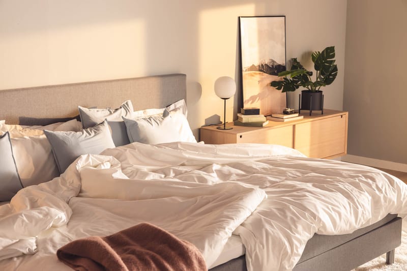 Ella Familieseng Sengepakke 280x200  cm - (+Flere valg) Lysegrå - Møbler - Senge - Kontinentalsenge