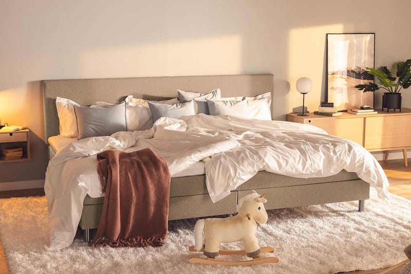 Ella Familieseng Sengepakke 280x200  cm - (+Flere valg) Muldvarp - Møbler - Senge - Kontinentalsenge