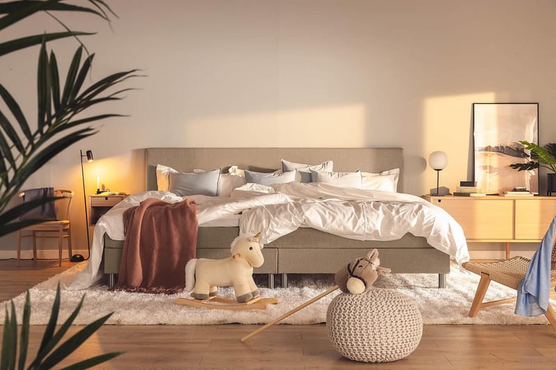 Ella Familieseng Sengepakke 280x200  cm - (+Flere valg) Muldvarp - Møbler - Senge - Kontinentalsenge