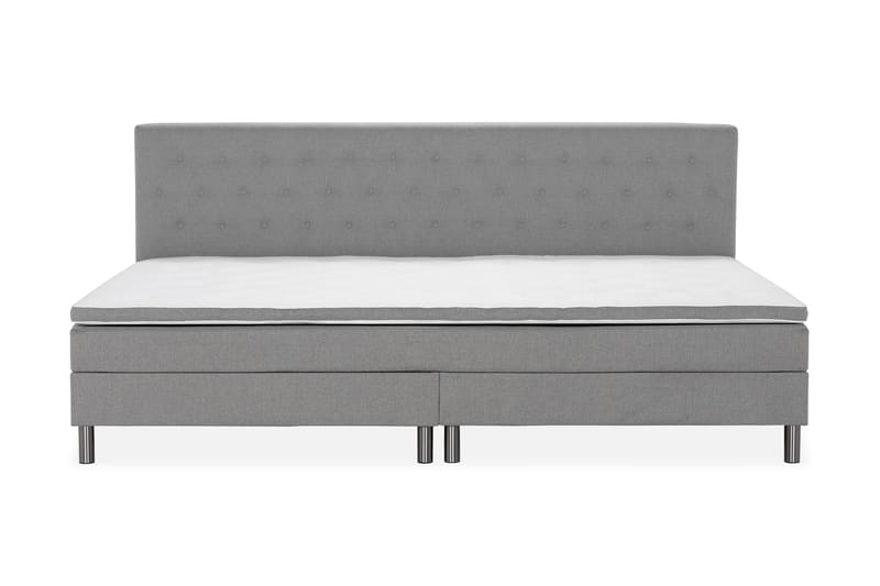 Ella Familieseng Sengepakke 280x210  cm - (+Flere valg) Lysegrå - Møbler - Senge - Kontinentalsenge