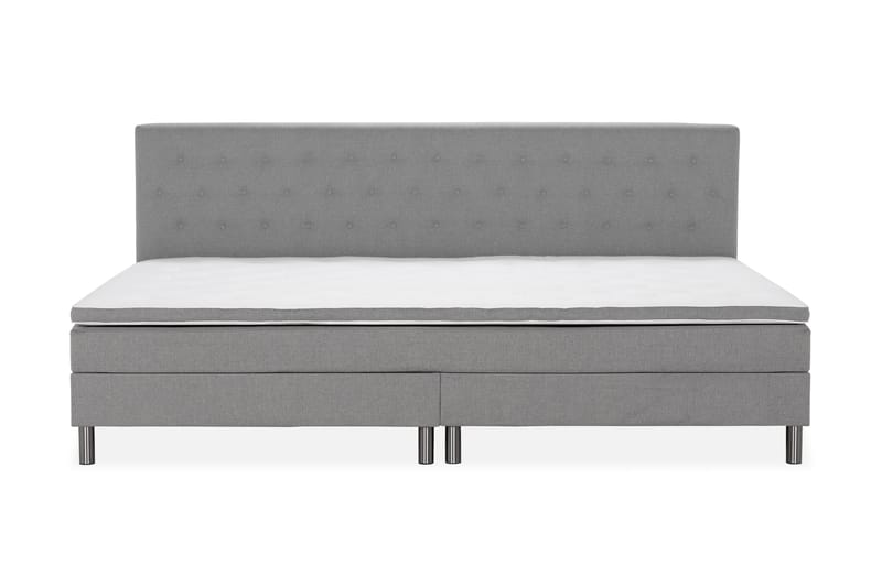 Ella Familieseng Sengepakke 280x210  cm - (+Flere valg) Lysegrå - Møbler - Senge - Kontinentalsenge
